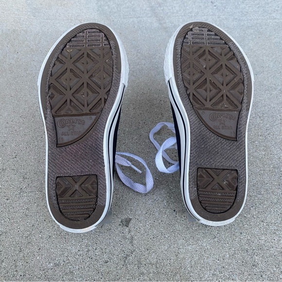 EWOB Classic Converse Chuck Taylor’s All Stars Low Top Sneakers Black Kids 12 - Picture 4 of 4